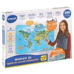 VTech Genius XL - Carte Du Monde Interactive -Célèbre Jouets Magasin 80 615705 6