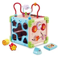 VTECH BABY Cube Nature Interactif Multiactivité -Célèbre Jouets Magasin 80 617105 2