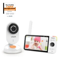 Babyphone Vidéo Wide View HD - BM818 - (écran 5 Ultra Plat HD - Veilleuse)